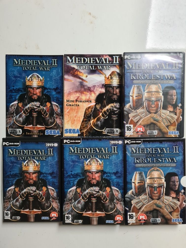 Gra Medieval Total War II wraz z dodatkiem PC