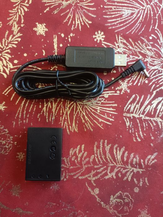 Мережевий адаптер DR-E12 USB "імітатор батареї" LP-E12