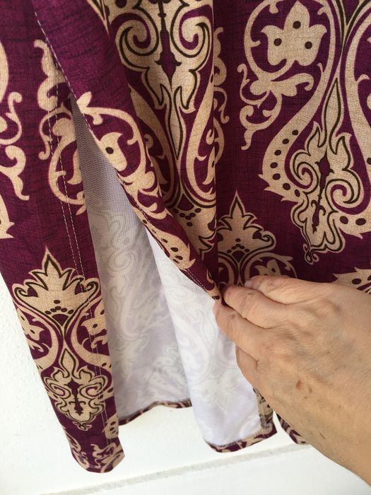 Vestido cor ameixa cornucópias