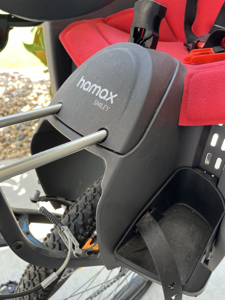 Cadeira de bicicleta para bebés fixa ao quadro