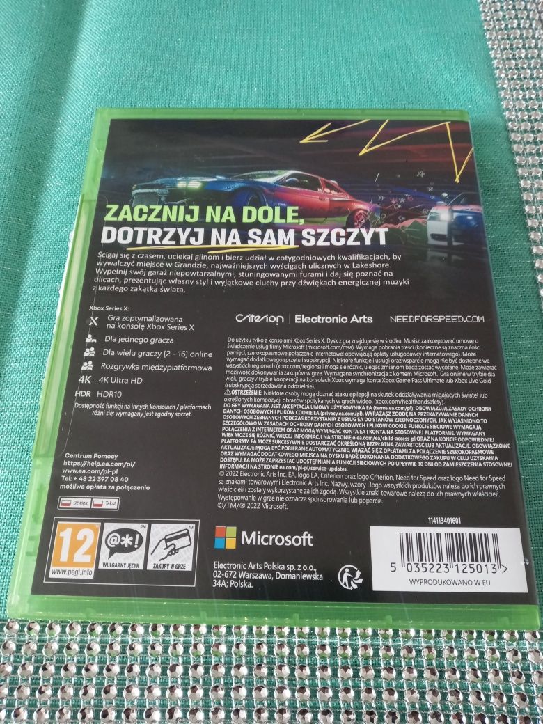 NFS Unbound PL Xbox Series X Gra