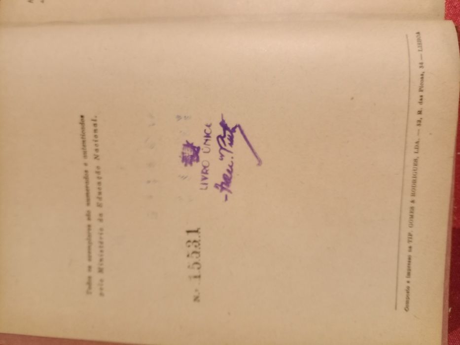 Livro muito antigo de inglês