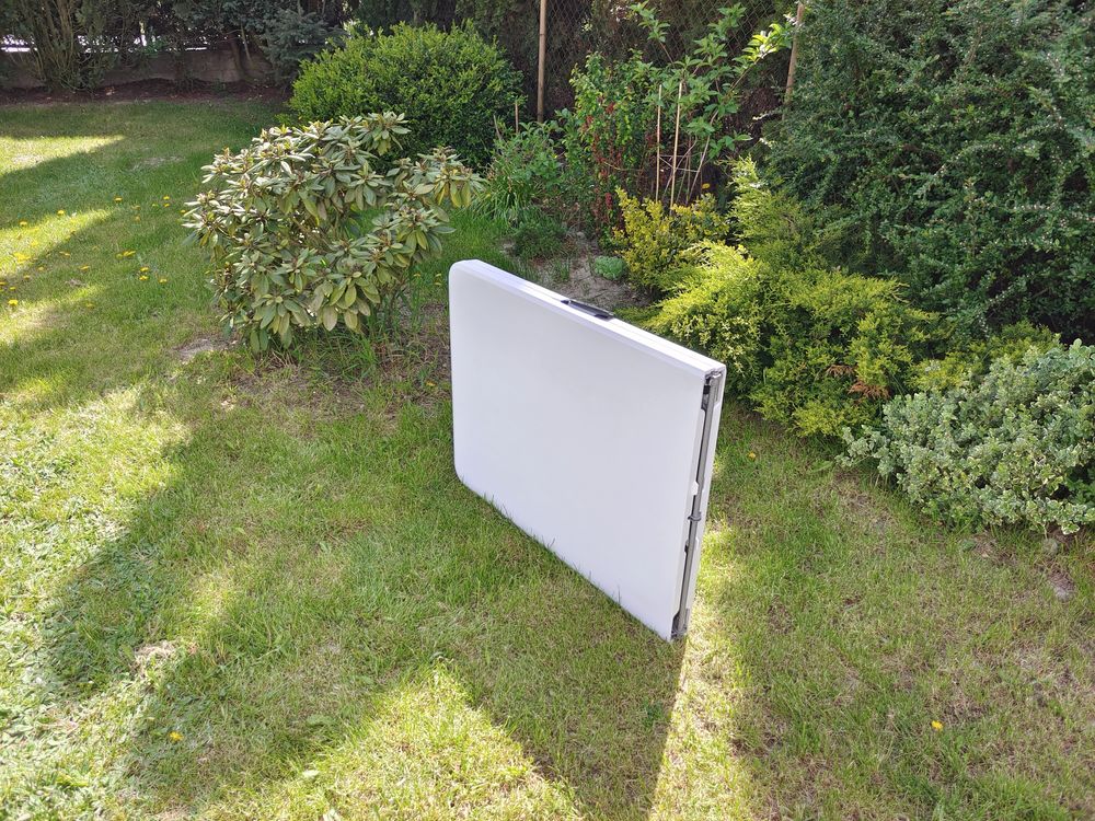Stół składany piknikowy cateringowy ogrodowy, blat 180x70 cm