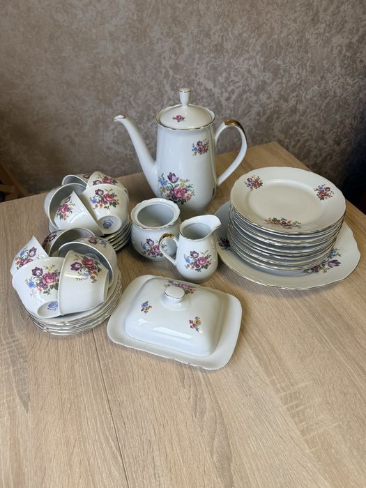 Сервиз чайный Мейсенский букет Kalk ГДР
