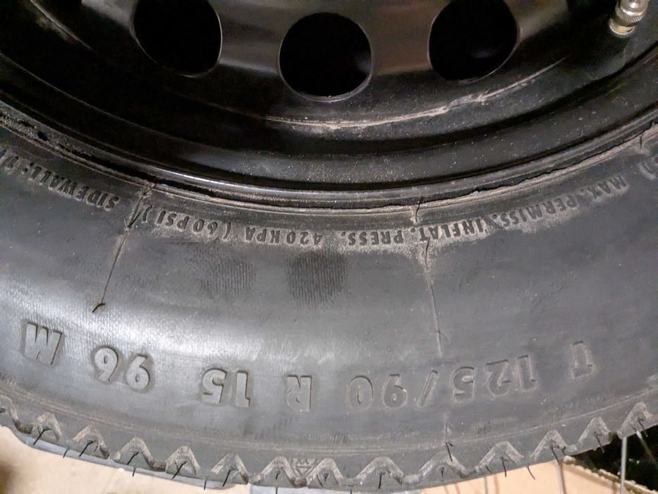 Dojazdówka 125/90 R15 5x120 BMW E46 z pokrowcem