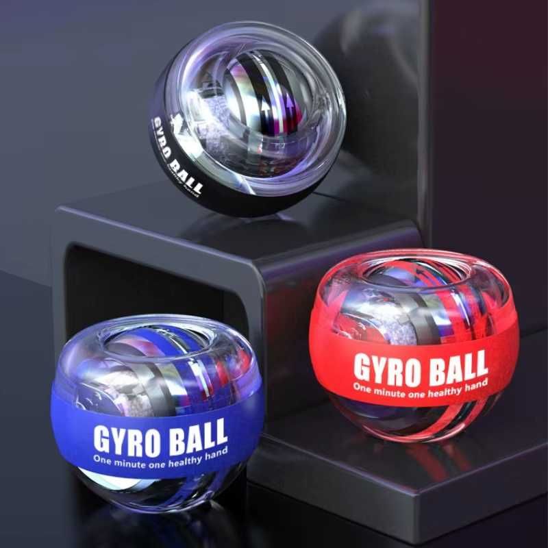 Тренажер гіроскопічний еспандер  чорний  павербол gyro ball гіробол