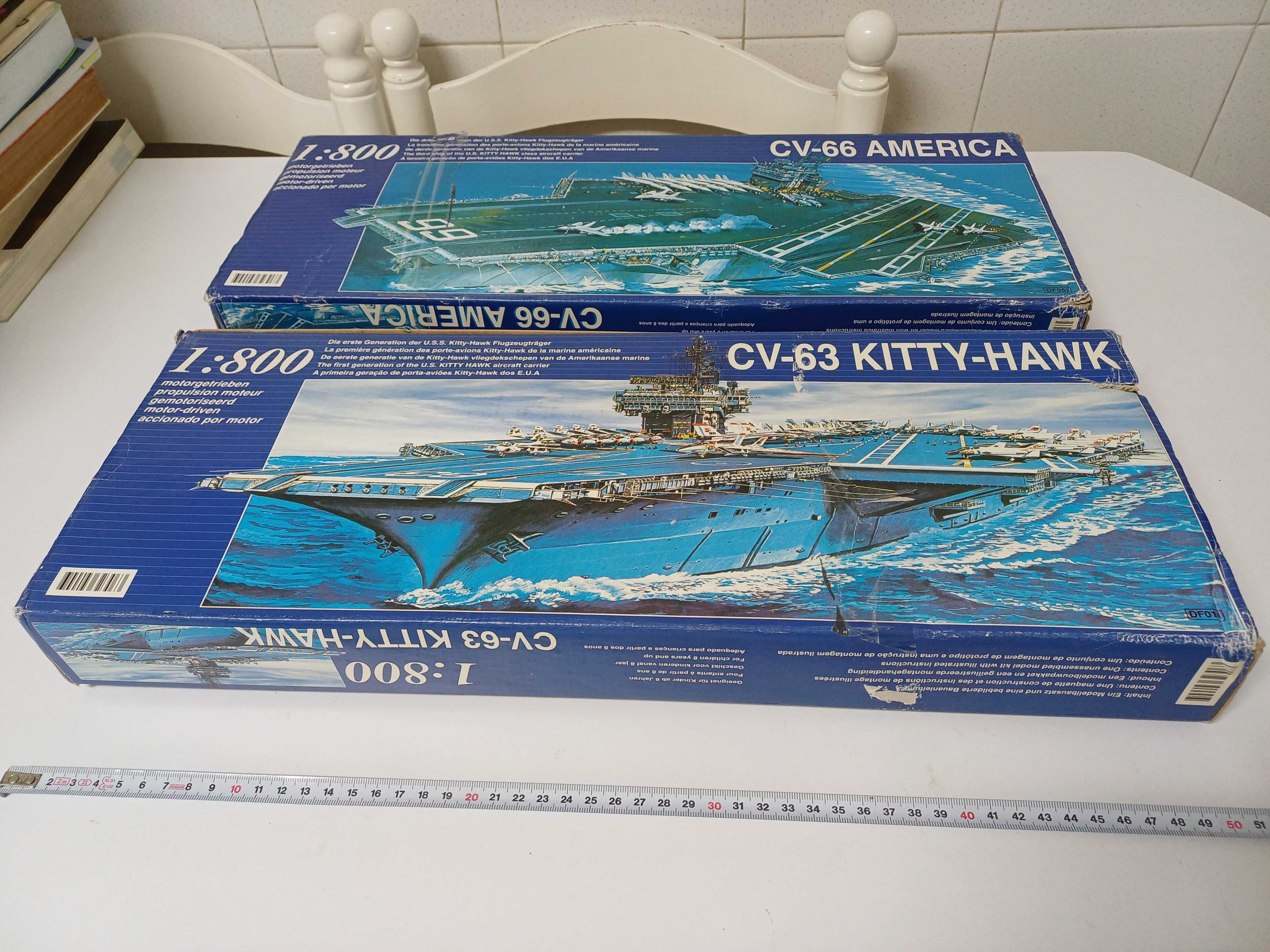Porta aviões CV-66 América e CV-63 Kitty Hawk