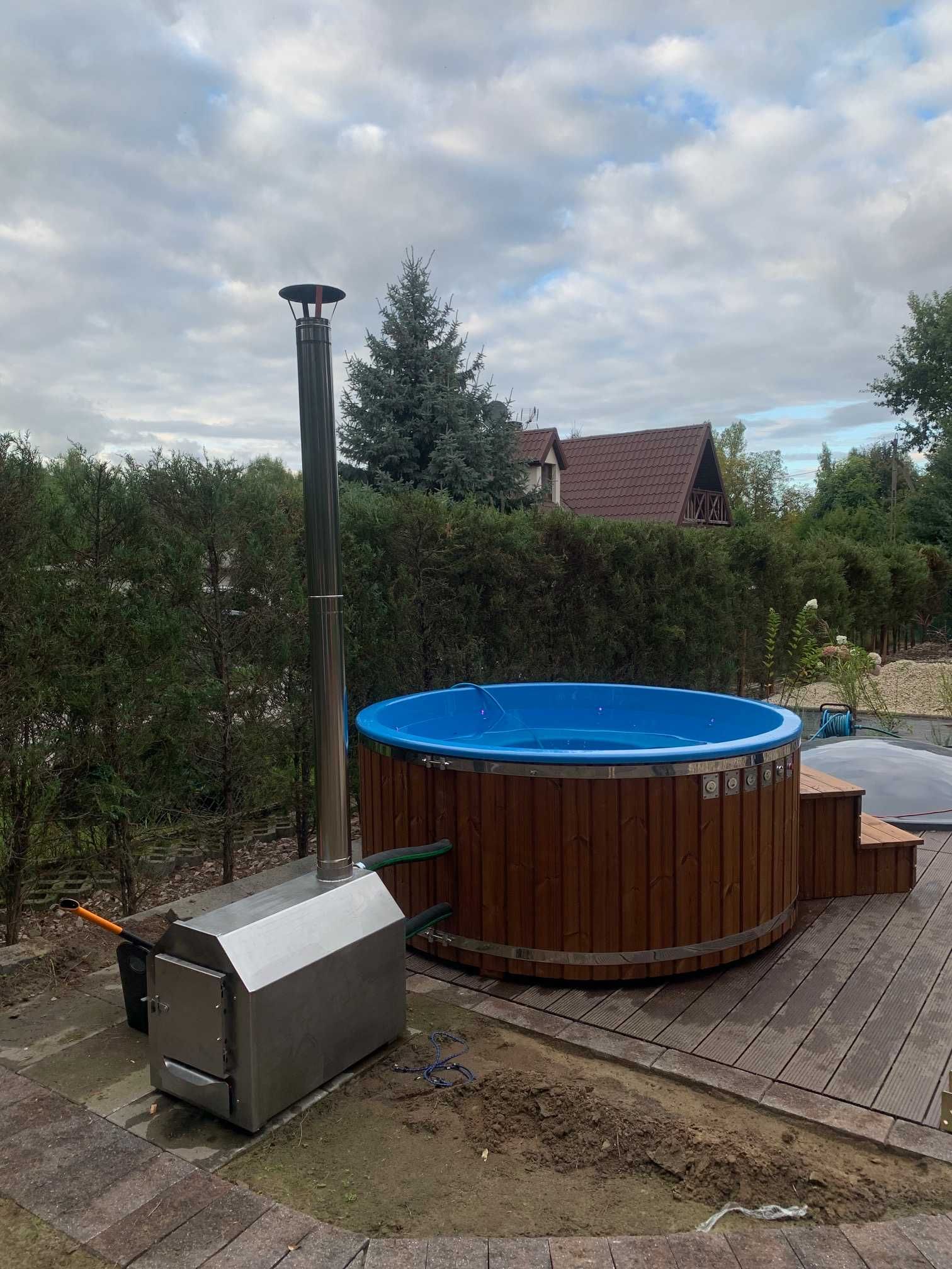 Goraca Beczka Balia /Jacuzzi /SPA Kompletna Dostepna od reki.