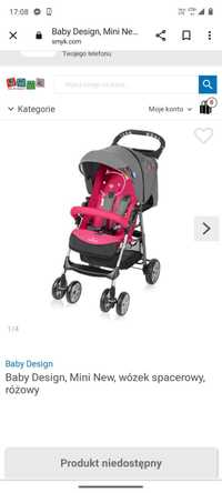 Wózek spacerówka baby design smyk