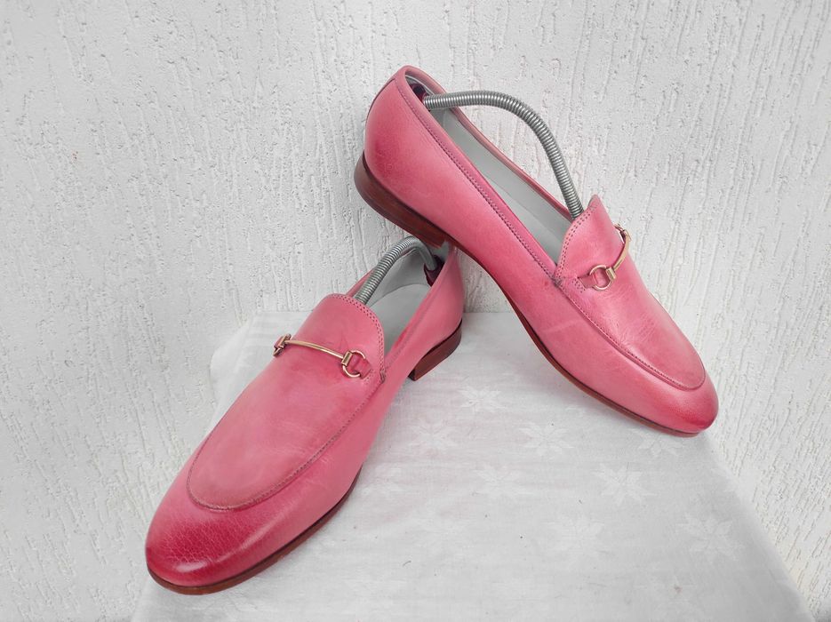 Брендовие кожанние туфли, лофери melvin&hamilton р.42