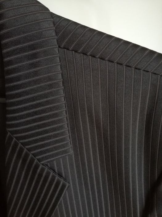 Garnitur męski czarny na 186cm