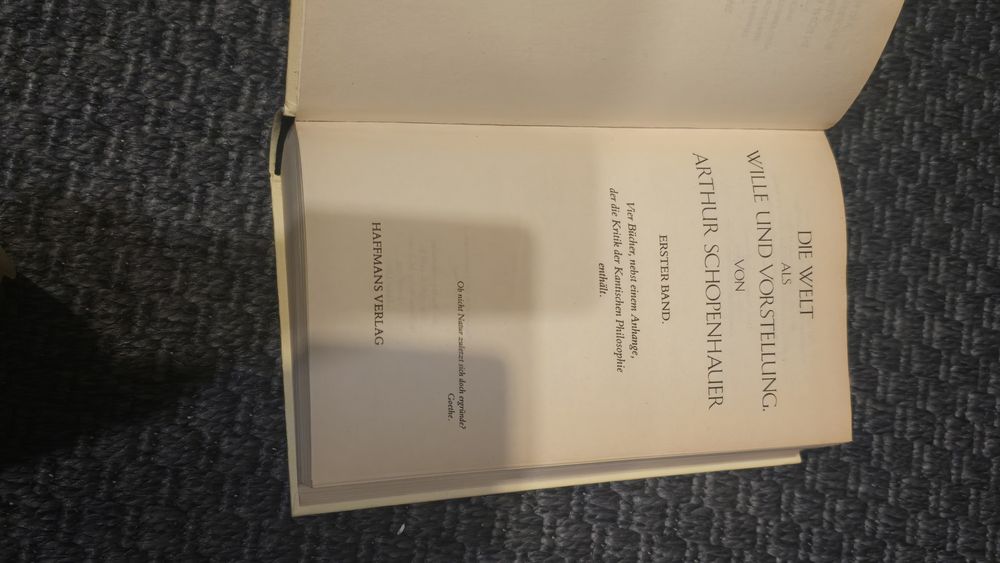 Schopenhauer Werke in fünf Bänden