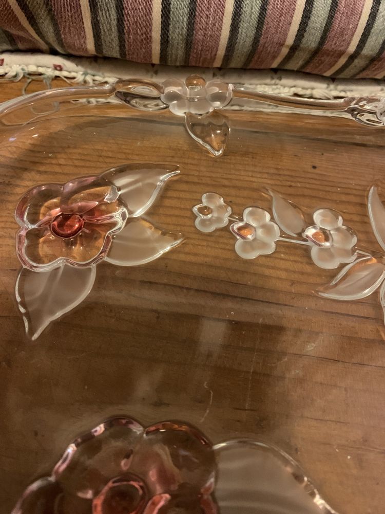 Travessa de cristal vintage