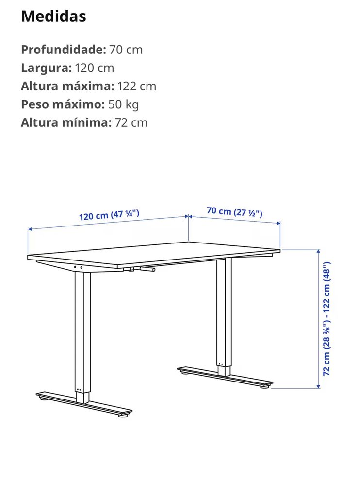 Secretária Trotten e Cadeira Matchspel IKEA