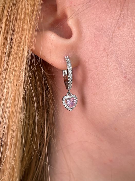 Сережки Пандора з мішечком Pandora