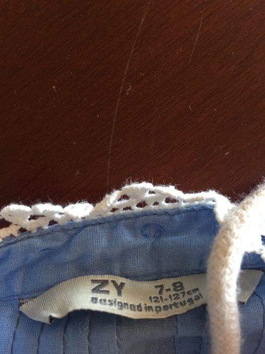 Camisa zippy t 7-8 anos menina