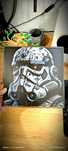 Hueforge stormtrooper com relevo 3d print