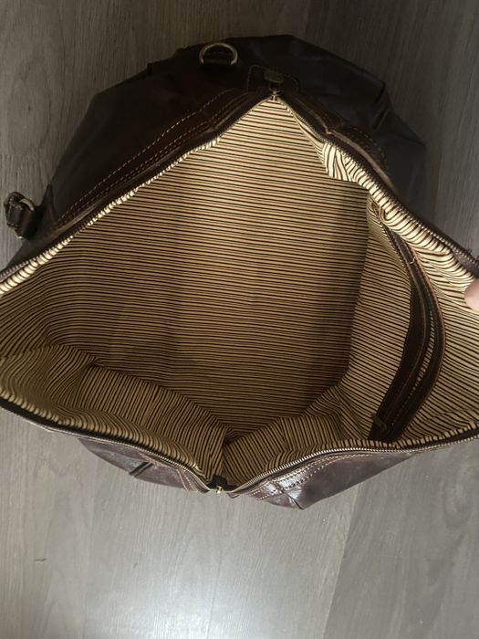 Дорожная сумка из натуральной кожи