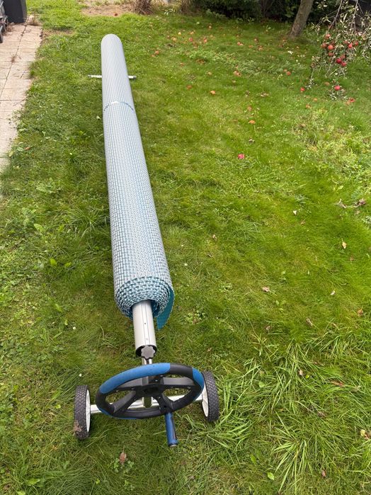 Folia solarna basenowa 3,5x6m wraz ze stojakiem