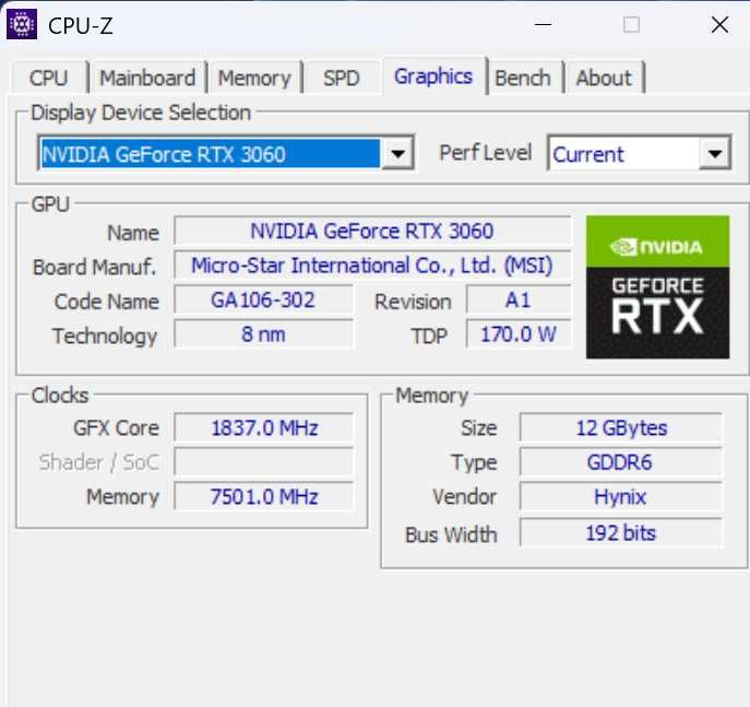 Zestaw: Grafika RTX 3060, Pamięć RAM DDR5 Kingston, Zasilacz EVGA