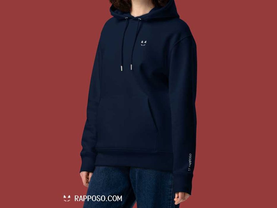 Hoodie Pillars of Power | Azul | Rapposo - Apparel, Manga & Anime Art