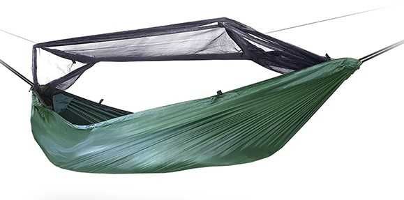 Hamak Frontline DD Hammocks z moskitierą + rękaw + Whoopie-Slings