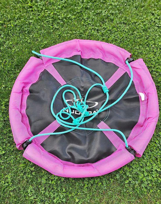 Gniazdo huśtawka HUDORA różowo-czarna