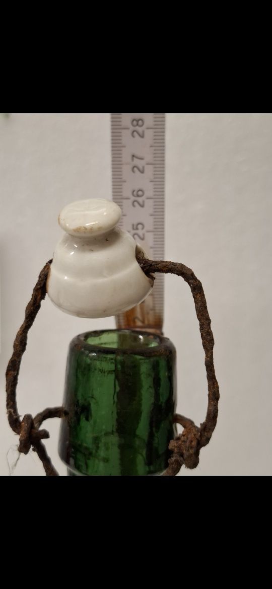 Glogau Głogów butelka z porcelanką llw.ś