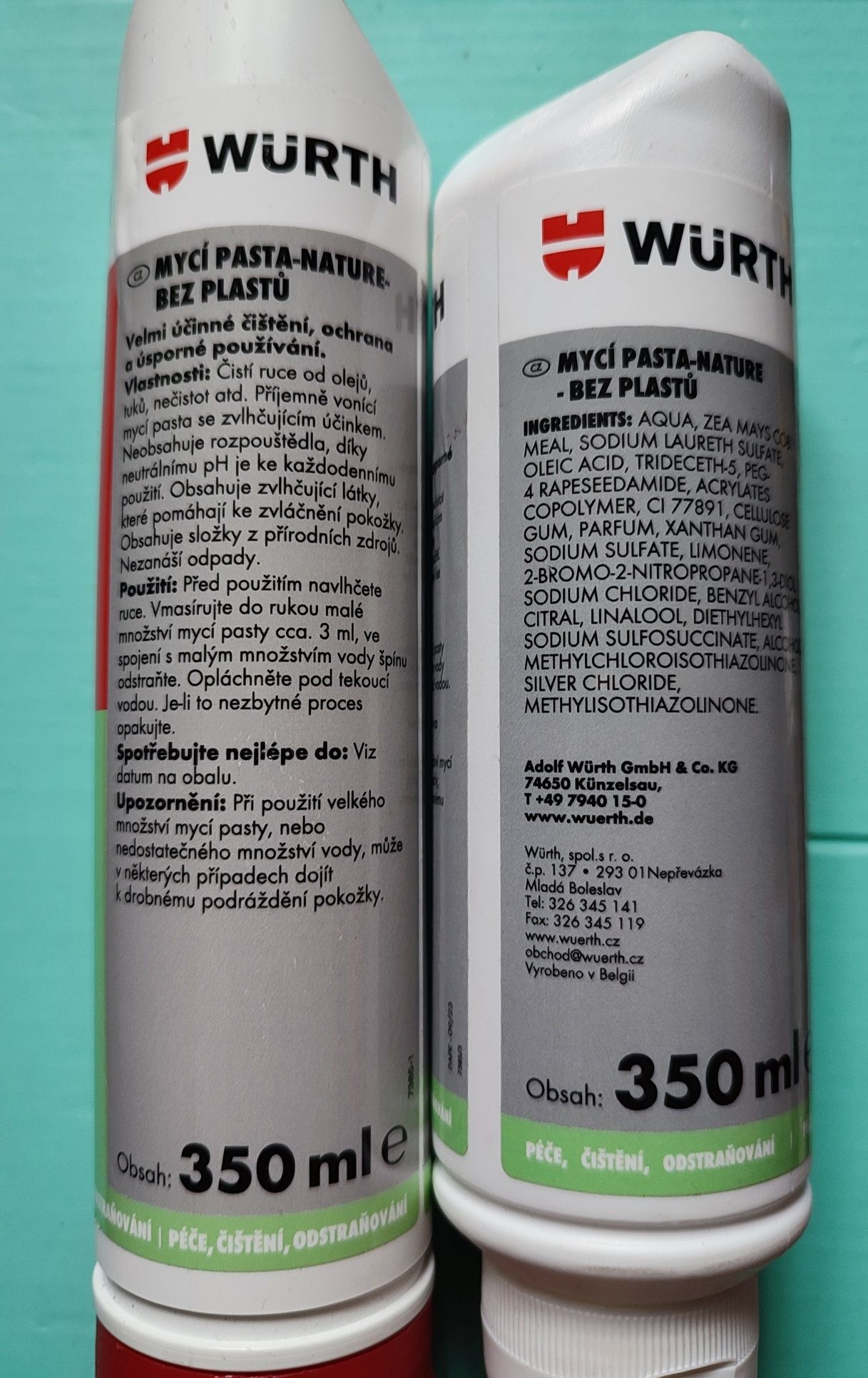 Паста для очищення рук Würtch