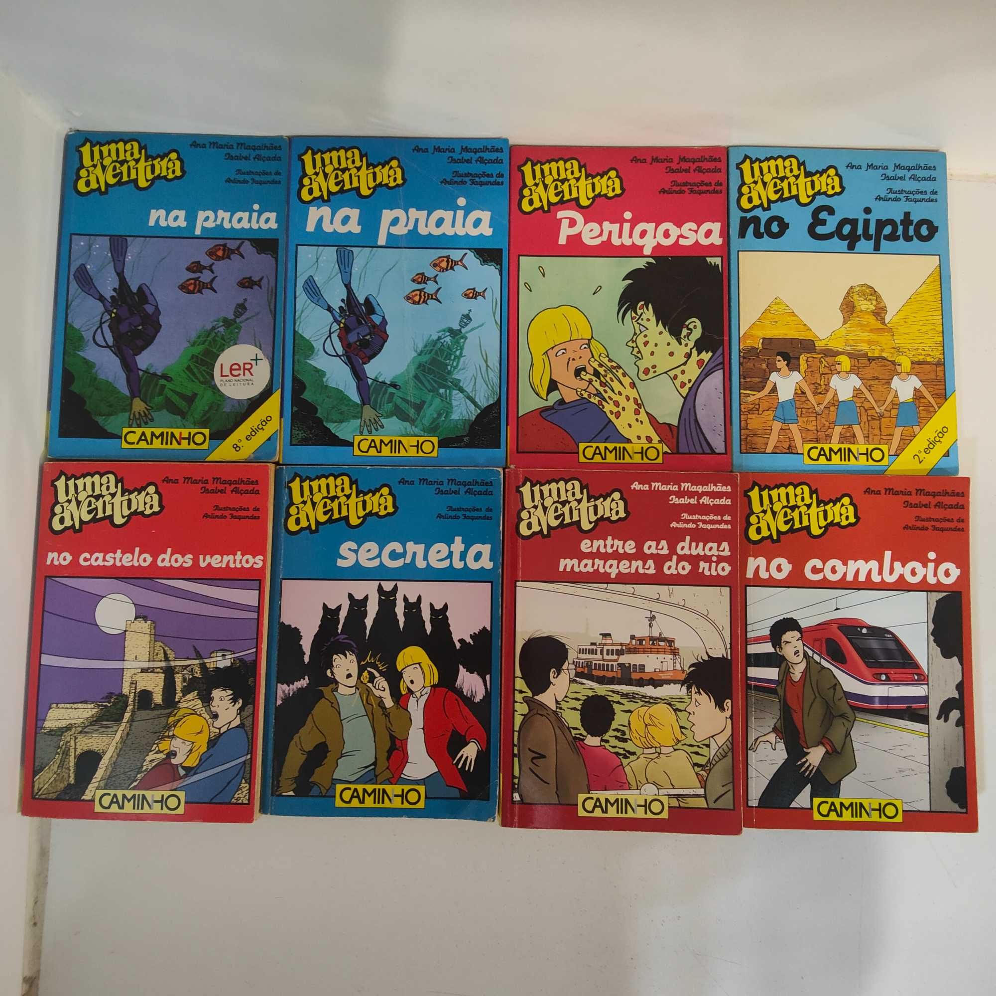 Livro - REF PINF - Lote de livros de Uma Aventura ( Ler descrição)