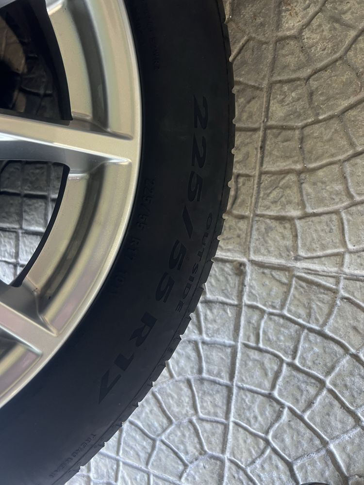 Jantes 17 bmw 5x112 com pneus quase novos