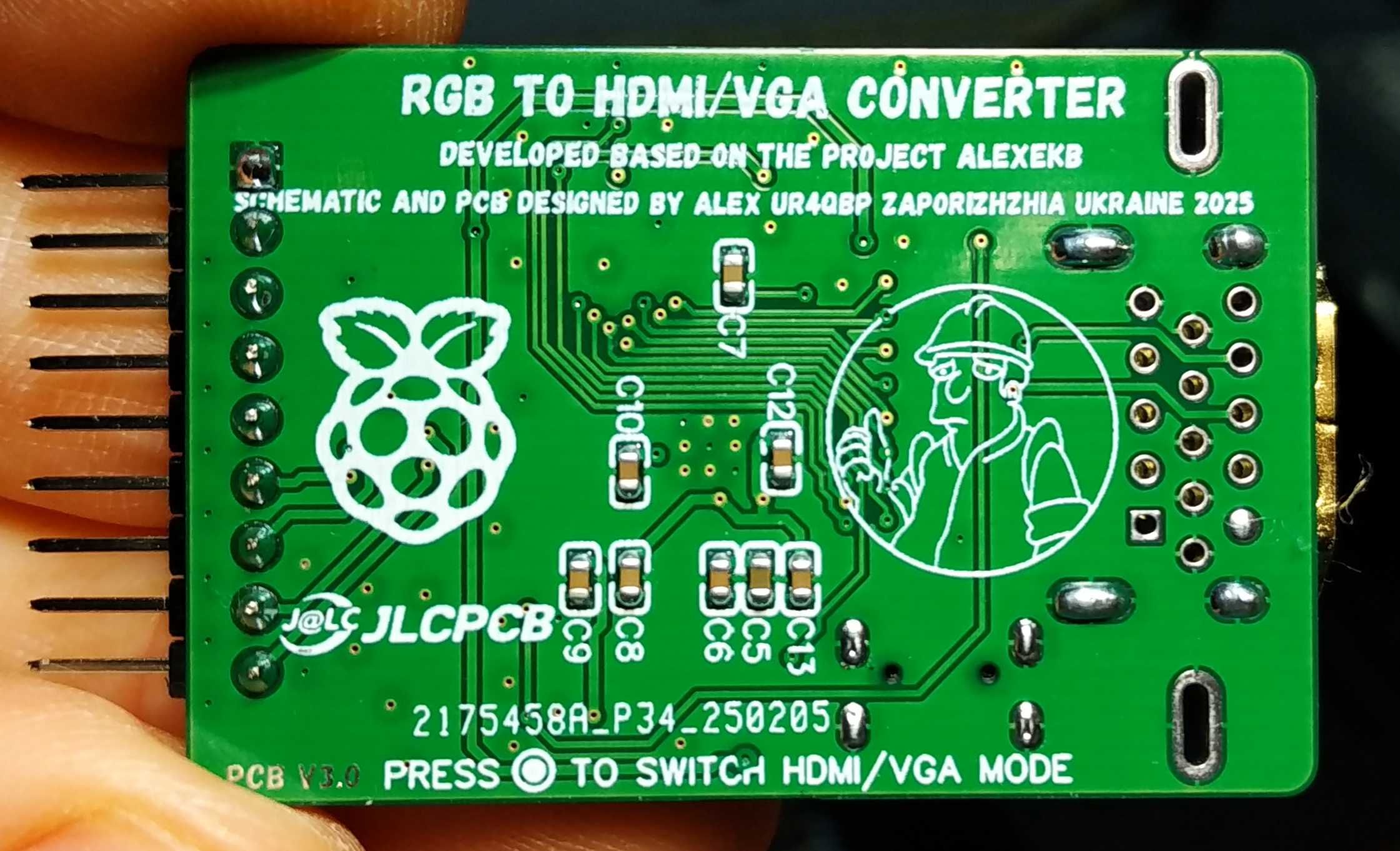 Конвертер RGB to VGA/HDMI - ZX-Spectrum