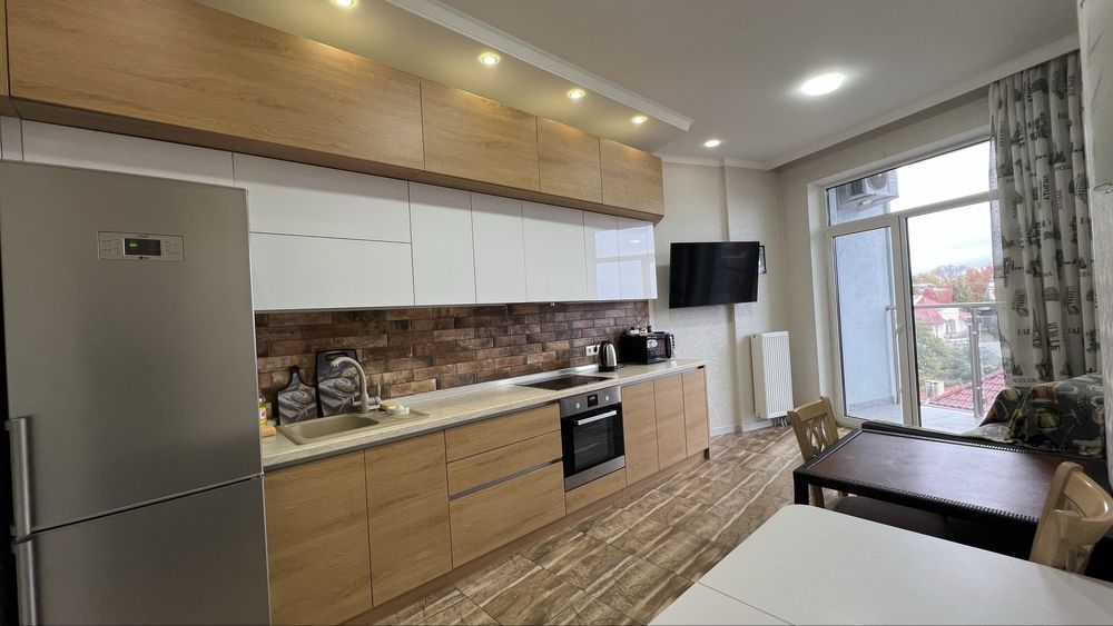 Видовая!Море!Терраса !кухня-студия +спальня ЖК Миконос!Генератор