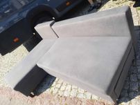 Narożnik rogówka Sofa łózko Ikea szara rozkładana do spania 195x140 cm