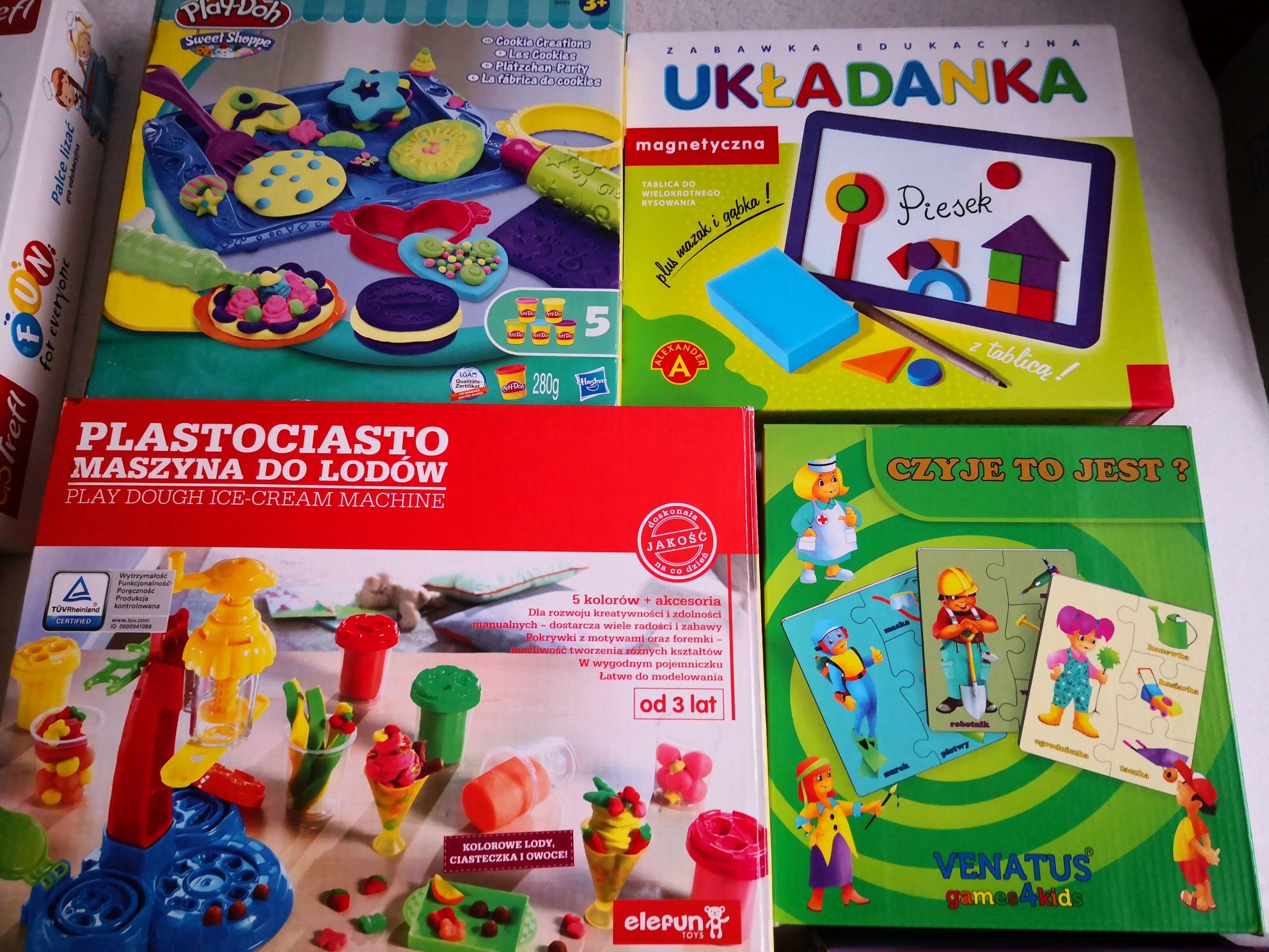 Play doh, jak nowe, zestaw, paka edukacyjne