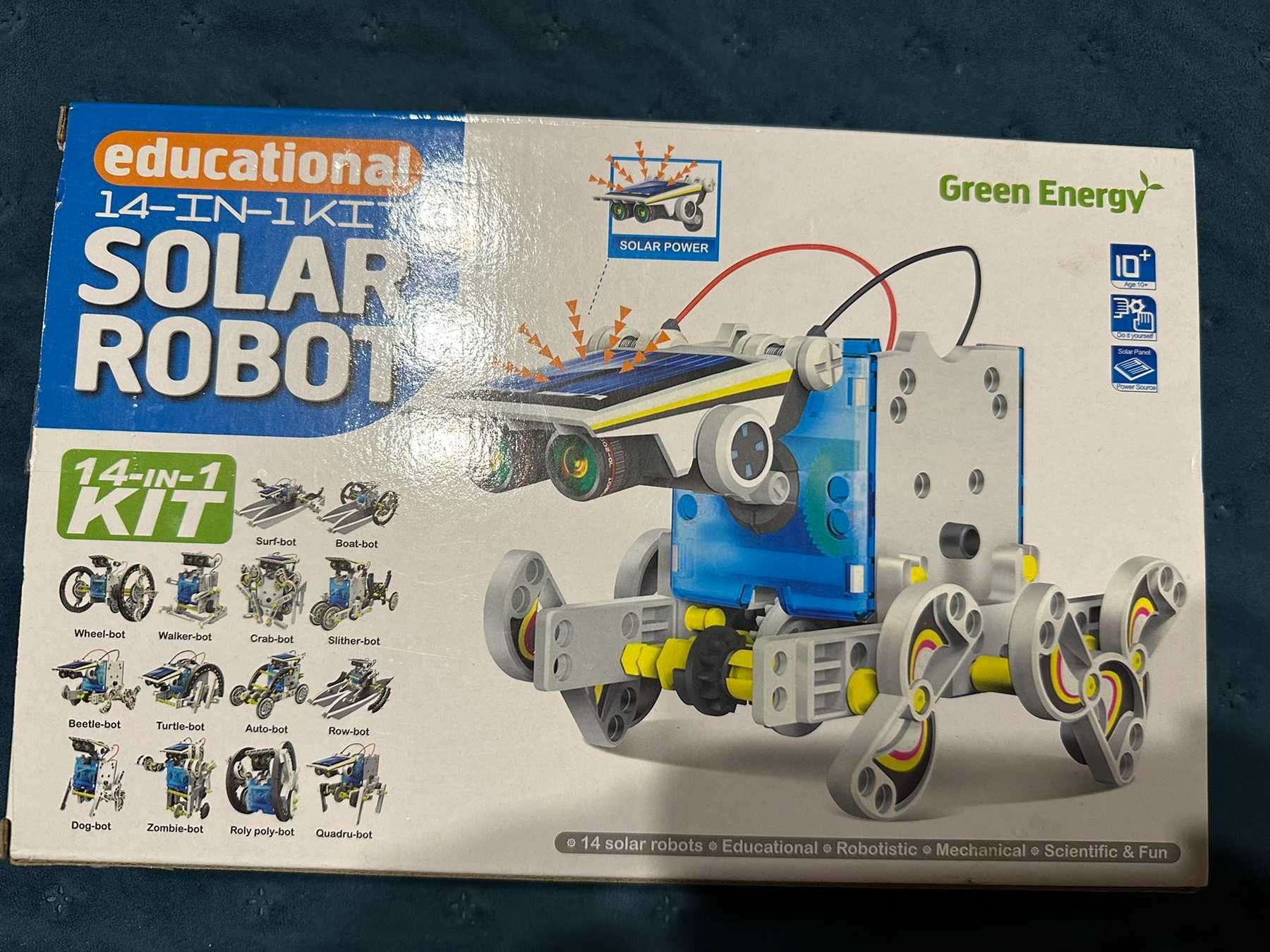 Робот-конструктор Same Toy Мультібот 14 в 1 на сонячній панелі