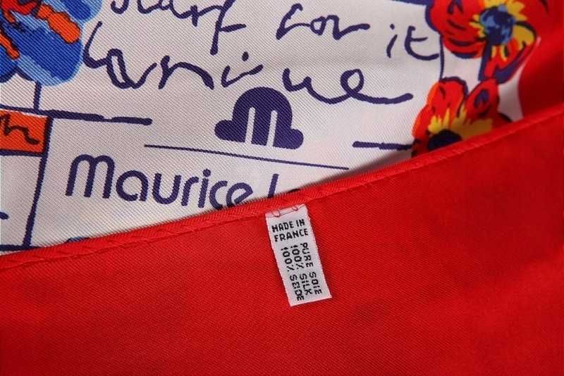 A-4394 MAURICE LACROIX jedwabna apaszka  made in france