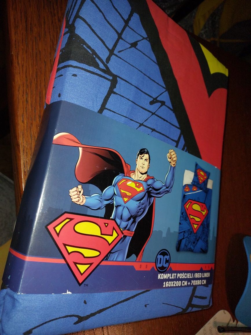 Dla chłopca Pościel Superman Comics Komplet pościeli 160×200 Super-men
