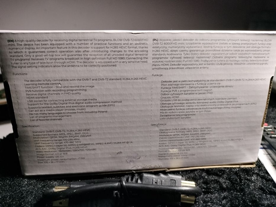 Tuner telewizji naziemnej DVB-T2