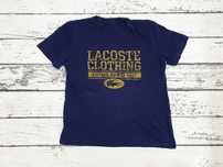 LACOSTE * koszulka * damska * nadruk * XL