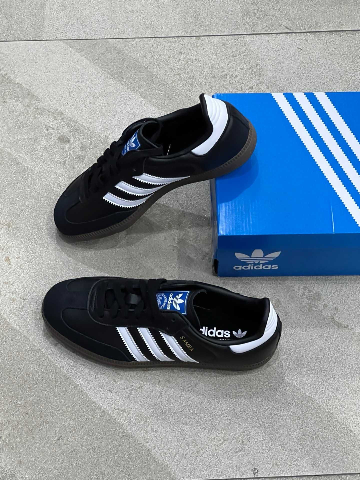 Nowe\B75807*adidas^SambaOG*|Czarny ButyUnisexTrampki.40.5