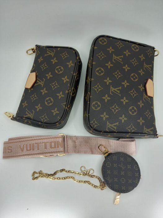 Torebka damska Louis Vuitton multi pochette 3in1 różne paski