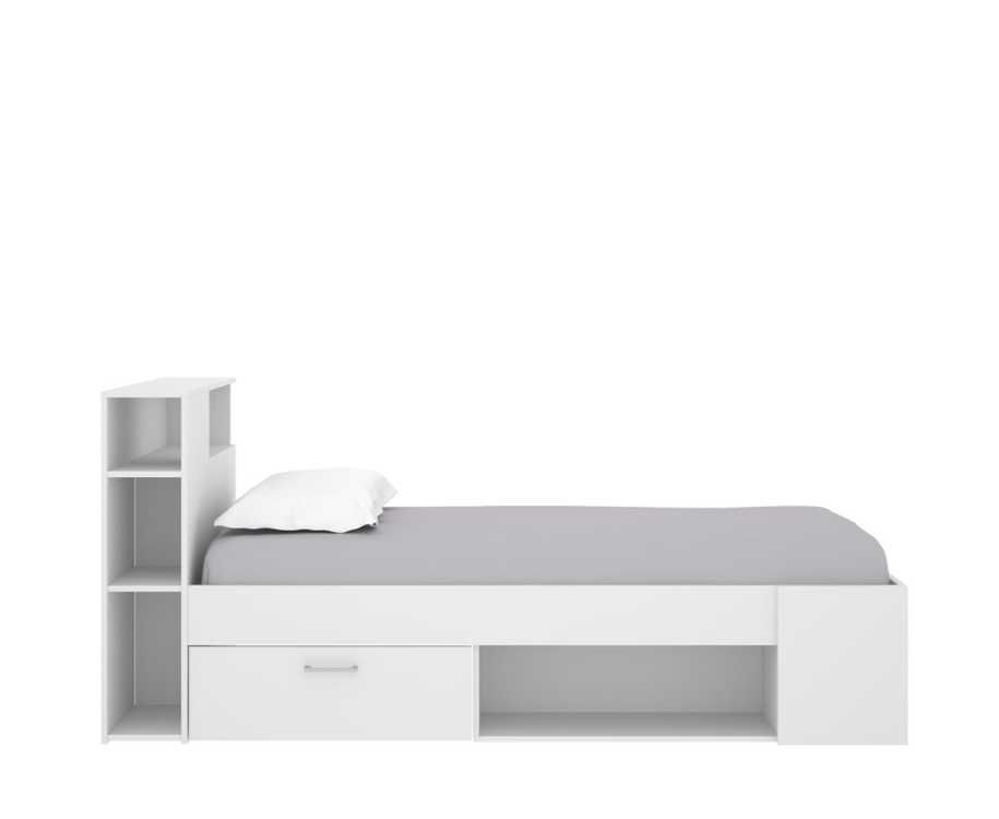 Cama compacta 90X190 com gavetas LANKA