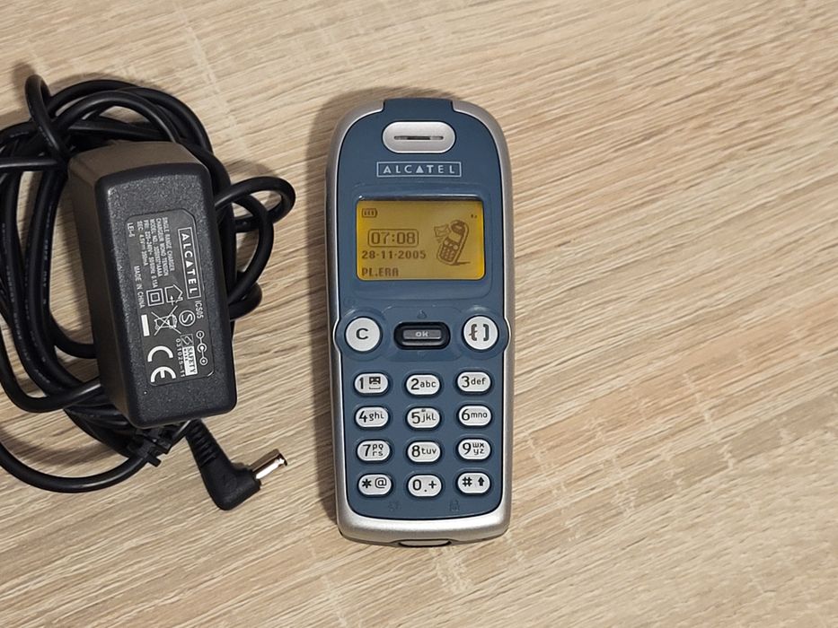 Alcatel OT-311 BF3 stary telefon vintage rare 0T311  ładowarka bateria