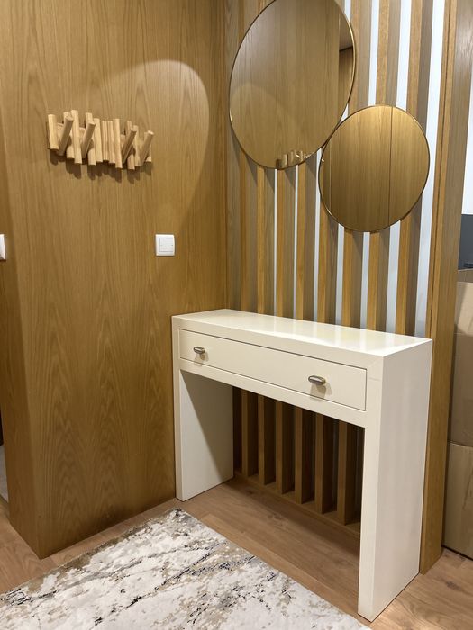 Movel de entrada com 2 espelhos