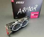 MSI Radeon RX 580 Armor 8G OC 8GB GDDR5 Placa Gráfica