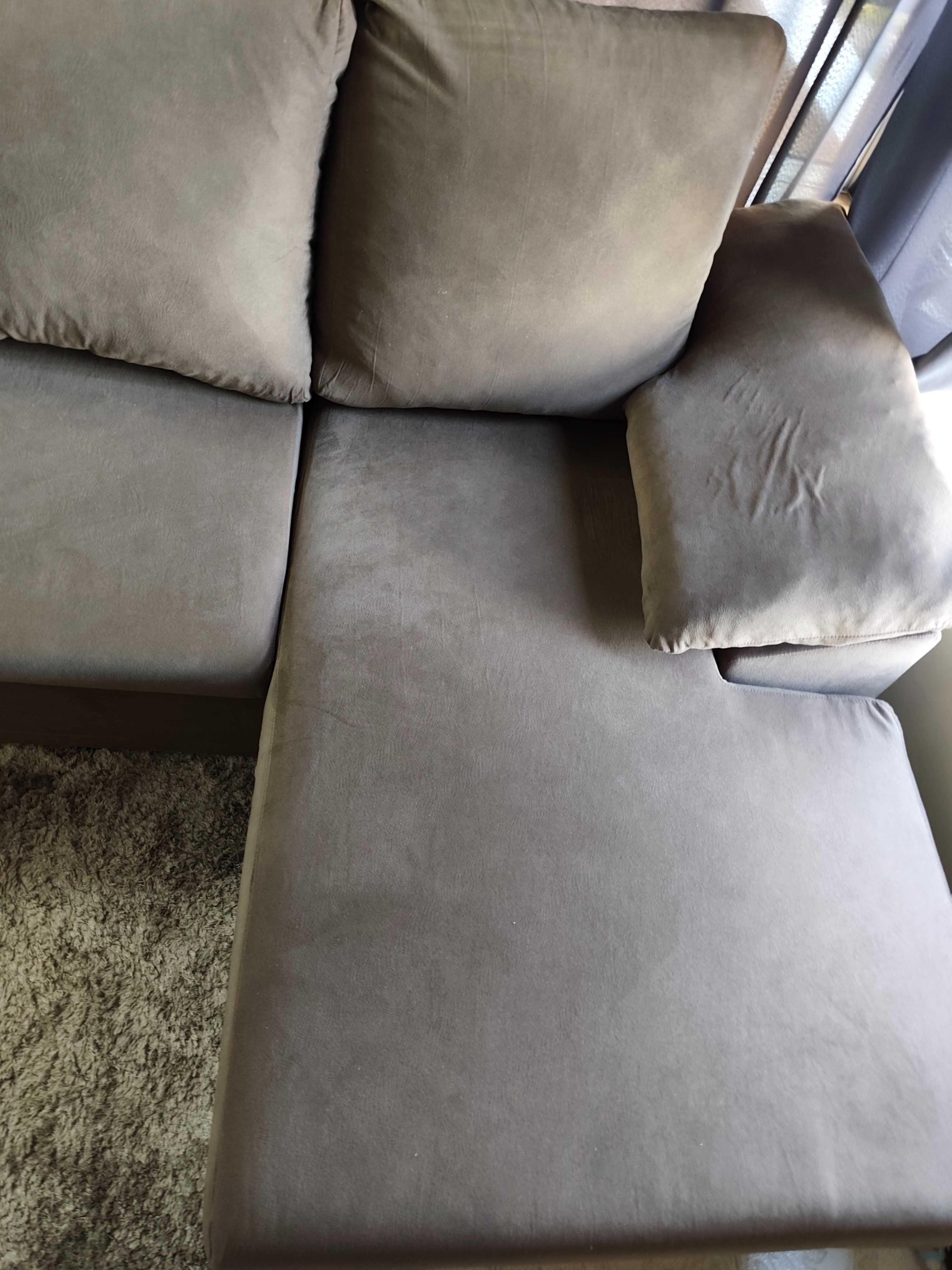 Sofá Chaiselongue Reversível Cinza