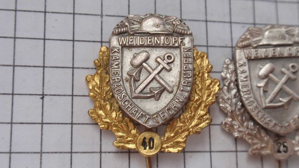 Знаки ветеранское общество, технические войска Германия