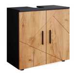 Szafka pod umywalkę Złoty dąb/antracyt 60 cm