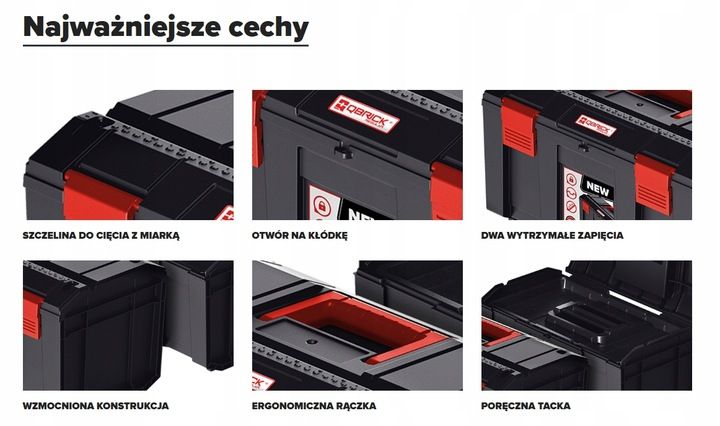 Skrzynka Narzędziowa Qbrick Regular R-box 16